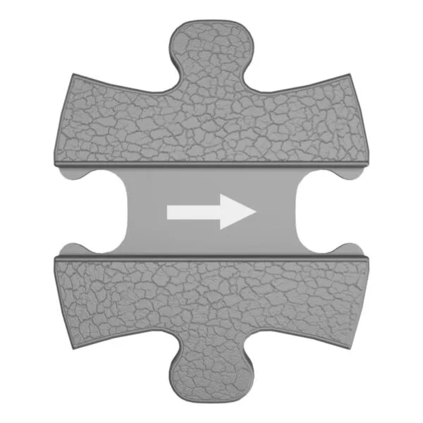 MUFFIK - MAGNETIC CAR TRACK SHORT STAIGHT LINE