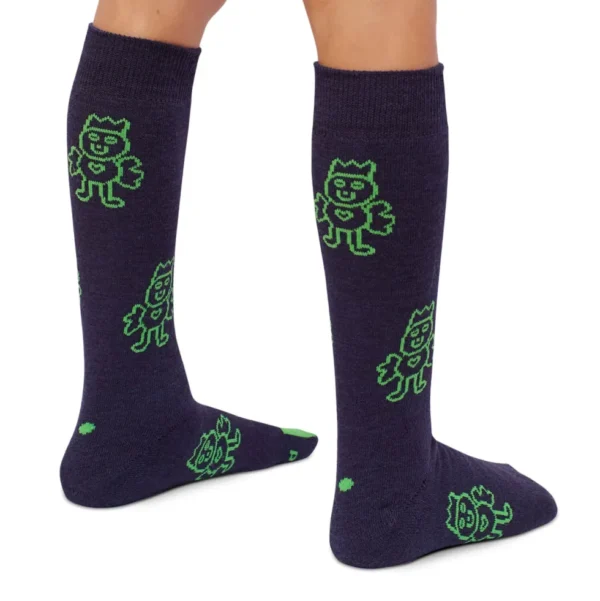 PLUS12 - KINDER SOCKEN OUTDOOR ENGELE MERINO LANG – Bild 3